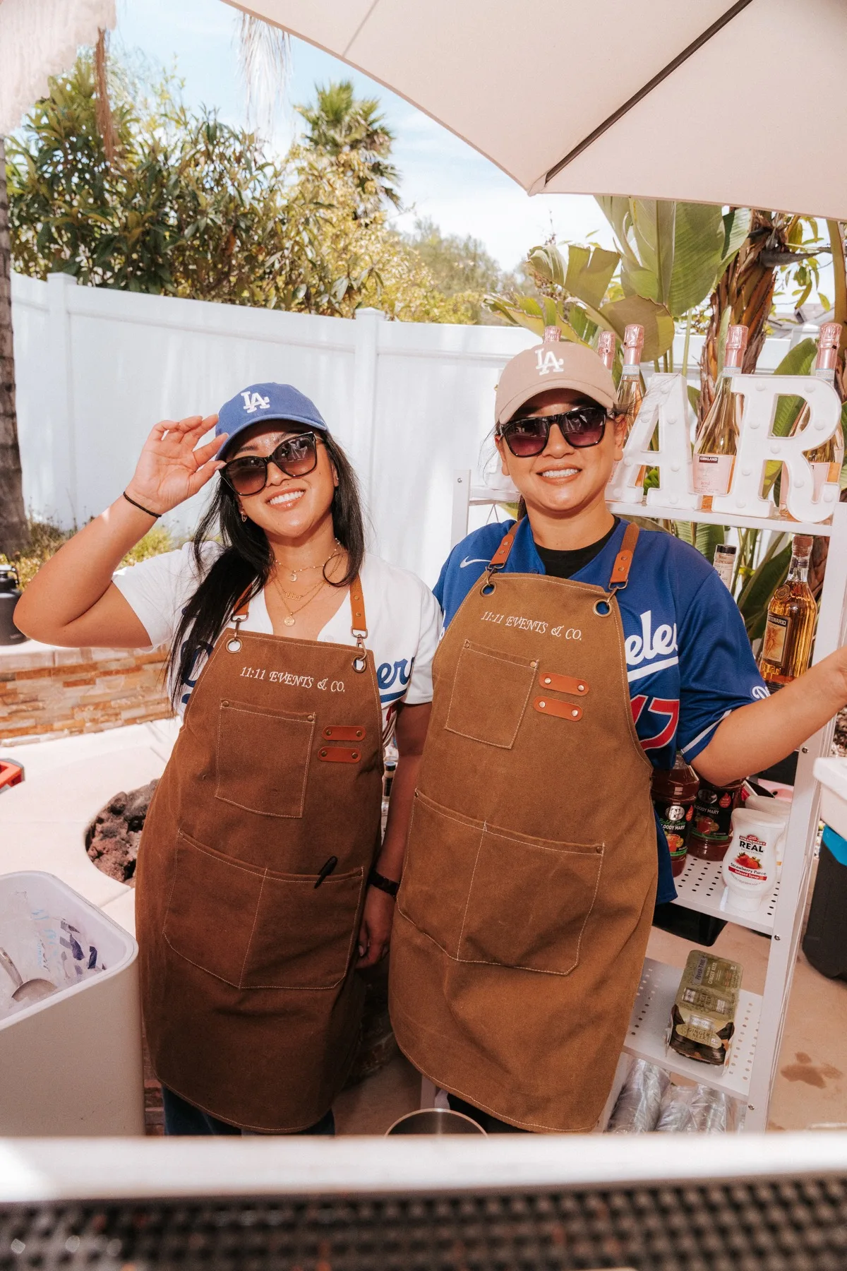 11:11 Events bartending team serving an outdoor event